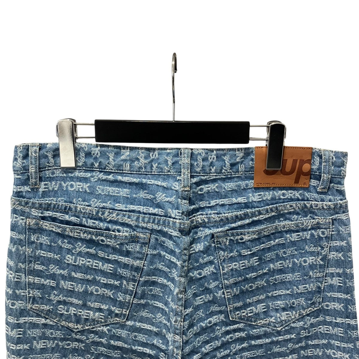 Multi Type Jacquard Regular Jeanデニムパンツ