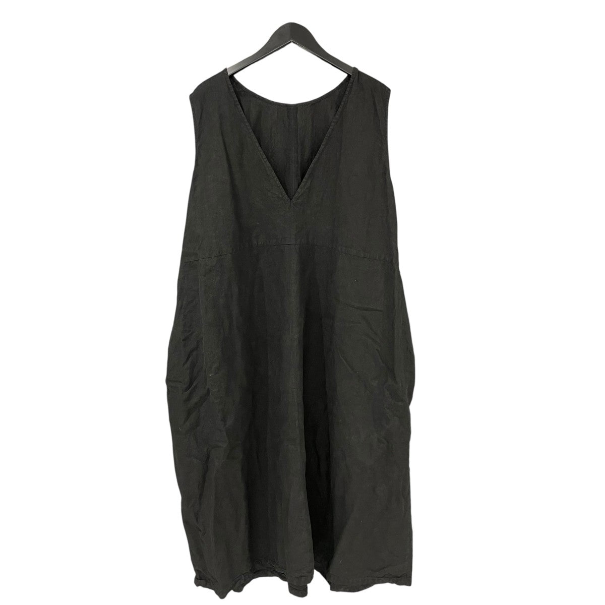 nest Robe(ネストローブ) リネンバックVネックノースリーブワンピース