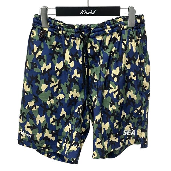 NANGA×WIND AND SEA SWIM SHORTSハーフパンツC2610-1E986Z C2610
