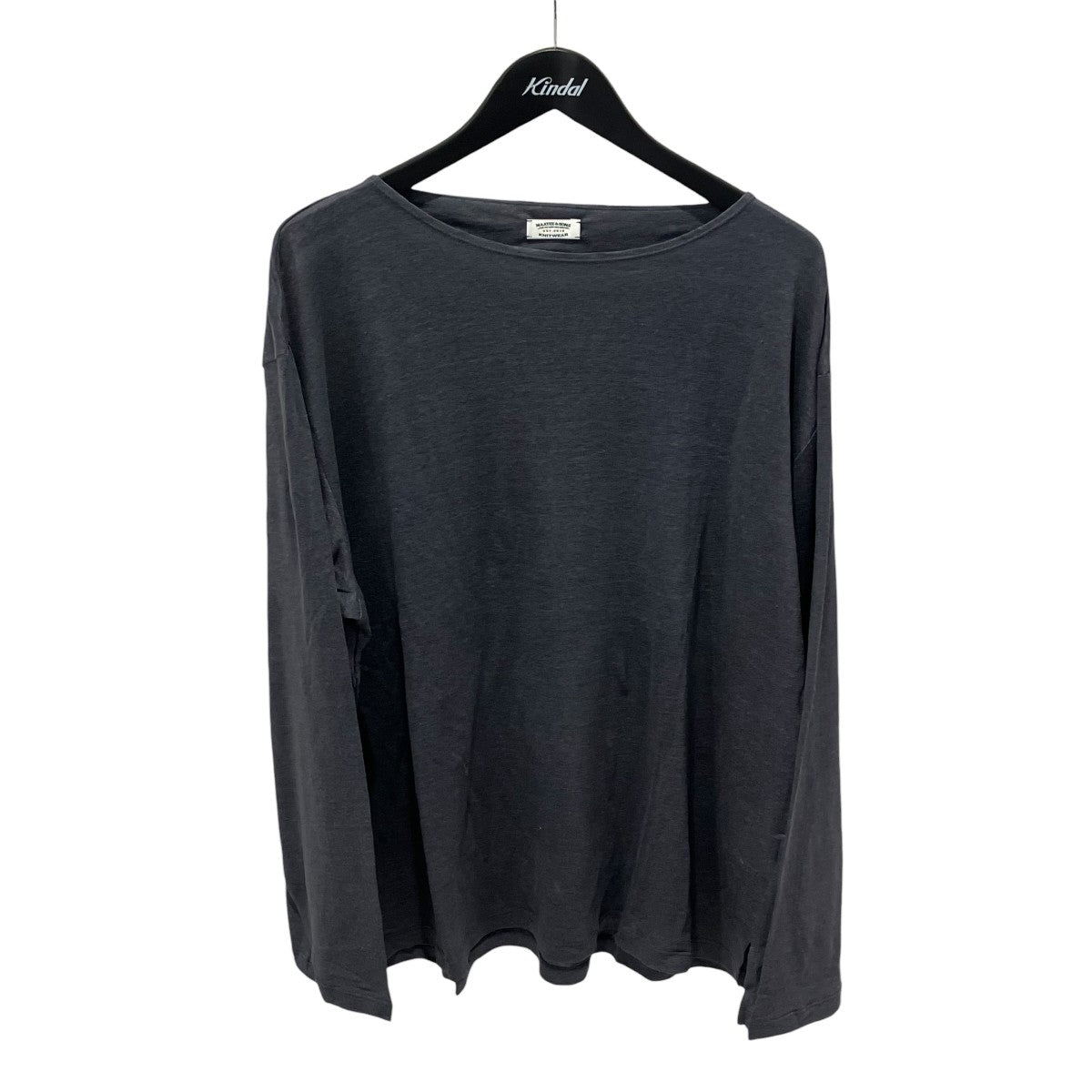 26SSL／S BOAT TEE LINEN 天竺長袖TシャツMTWG6103-0804