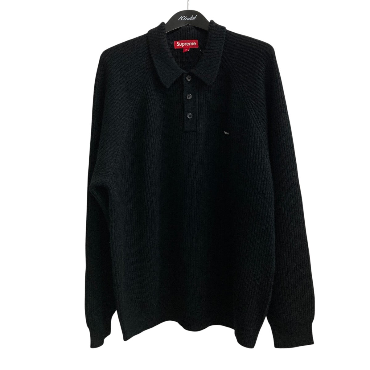 Supreme 24AWSmall Box Polo Sweaterニットポロシャツ 古着・中古-1枚目のアイテム画像