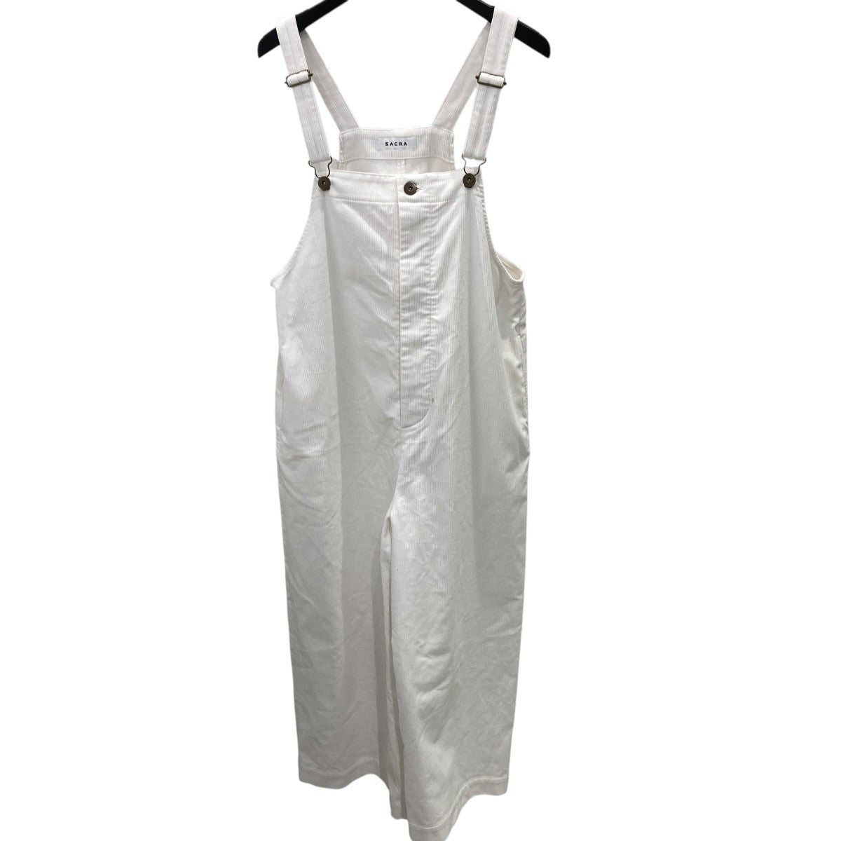 SACRA ORGANIC CORDUROY SALOPETTEオーバーオール123509051 古着・中古-1枚目のアイテム画像