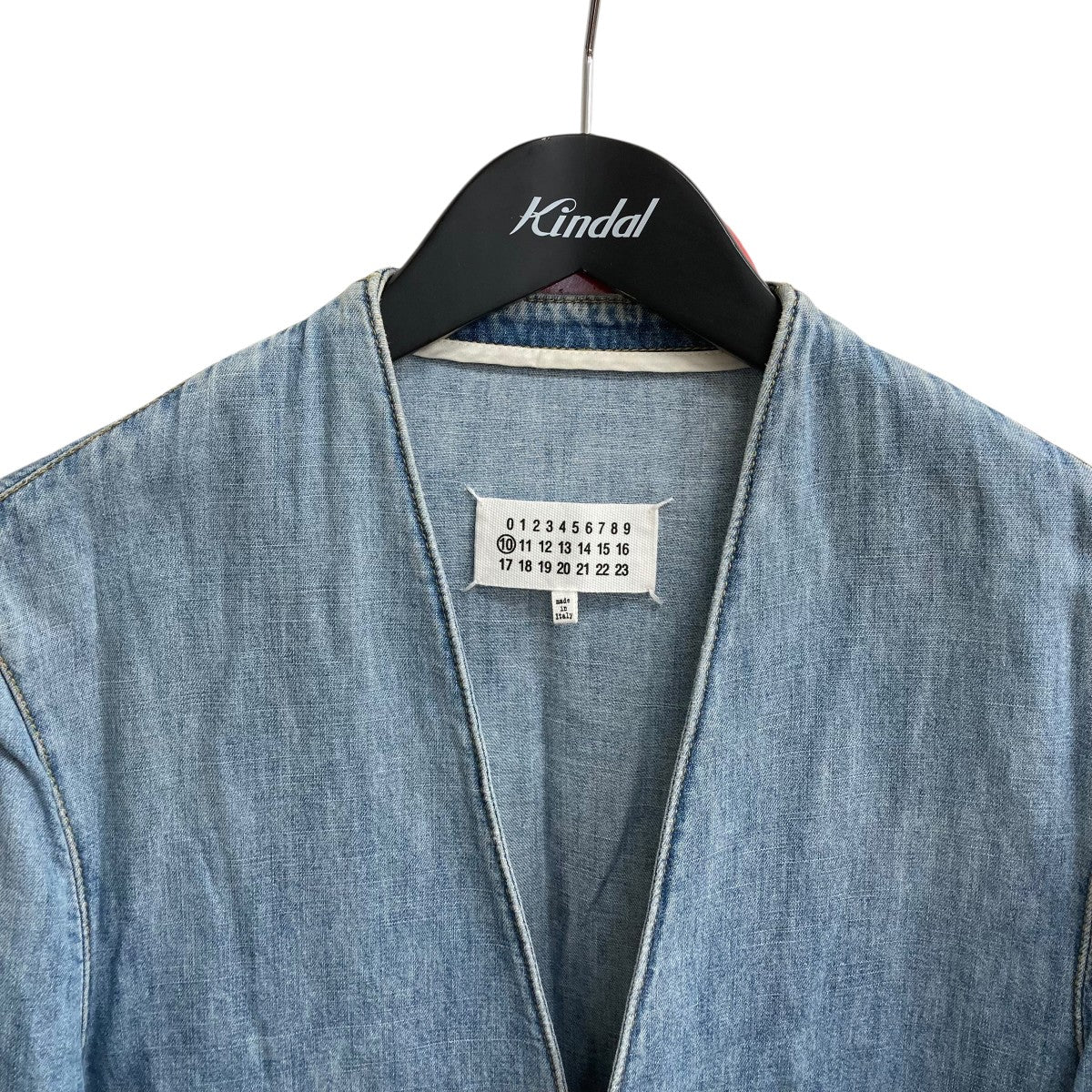Maison Margiela(メゾンマルジェラ) 19SSノーカラーデニムジャケット