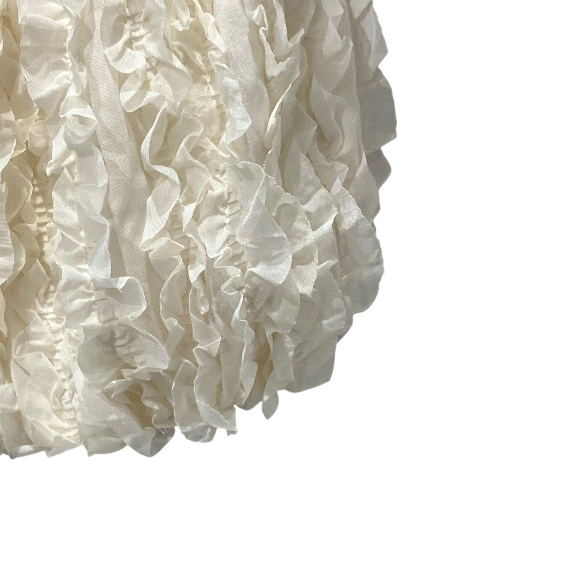 W FACE TOPSTITCHED FRILL TOPS半袖ブラウス10122-1453