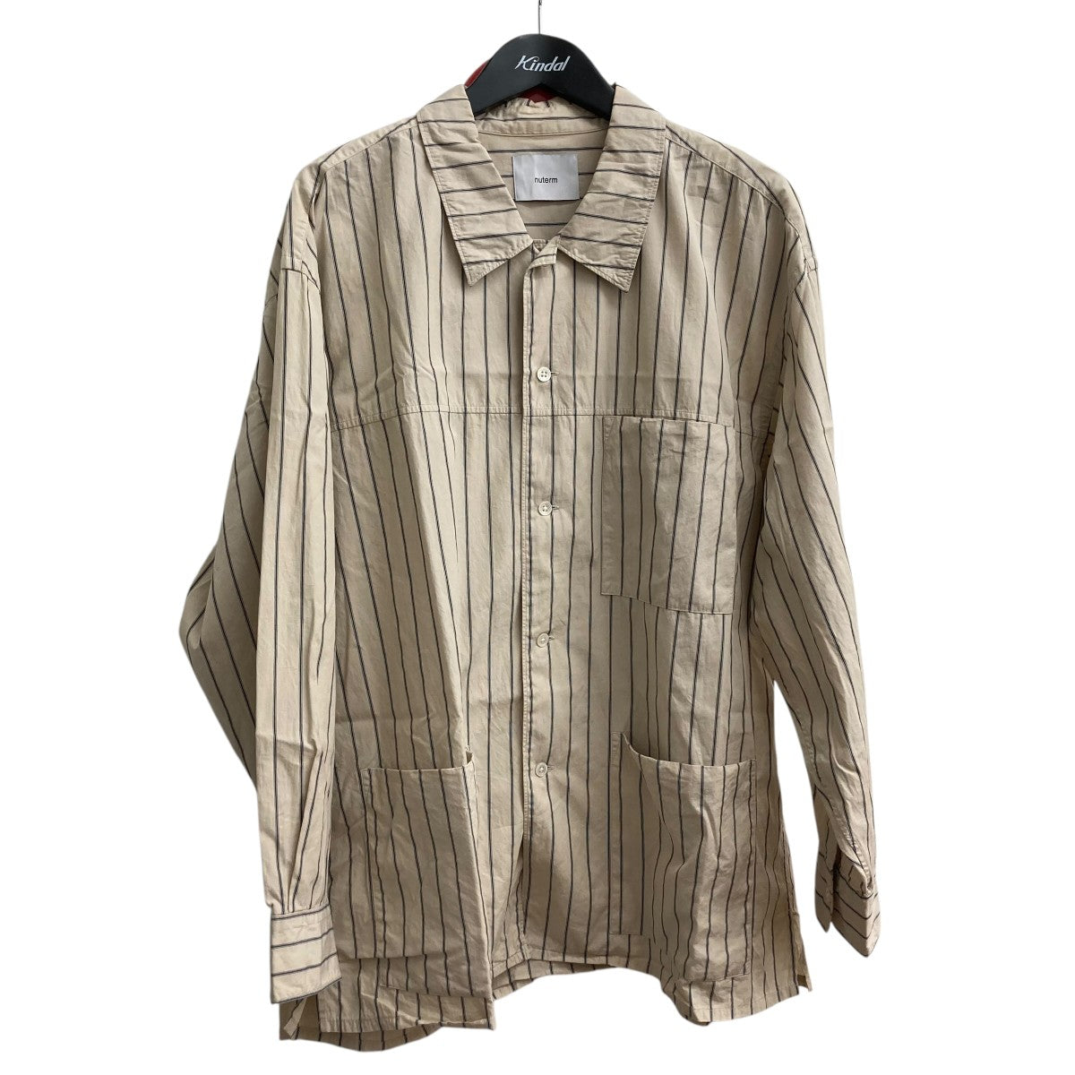 Alan II Shirts Jacketストライプシャツジャケット005SH-021W