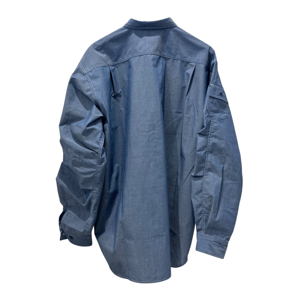 26SSTECH MULTI POCKET CHAMBRAY SHIRT L SシャンブレーシャツBE-84026