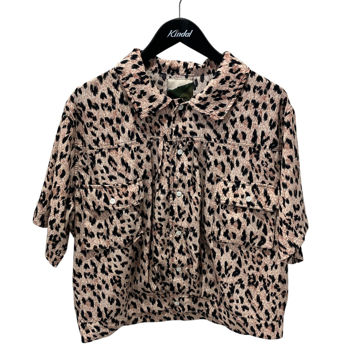 Florral＆Leopard Retro Shirt半袖シャツBS0047