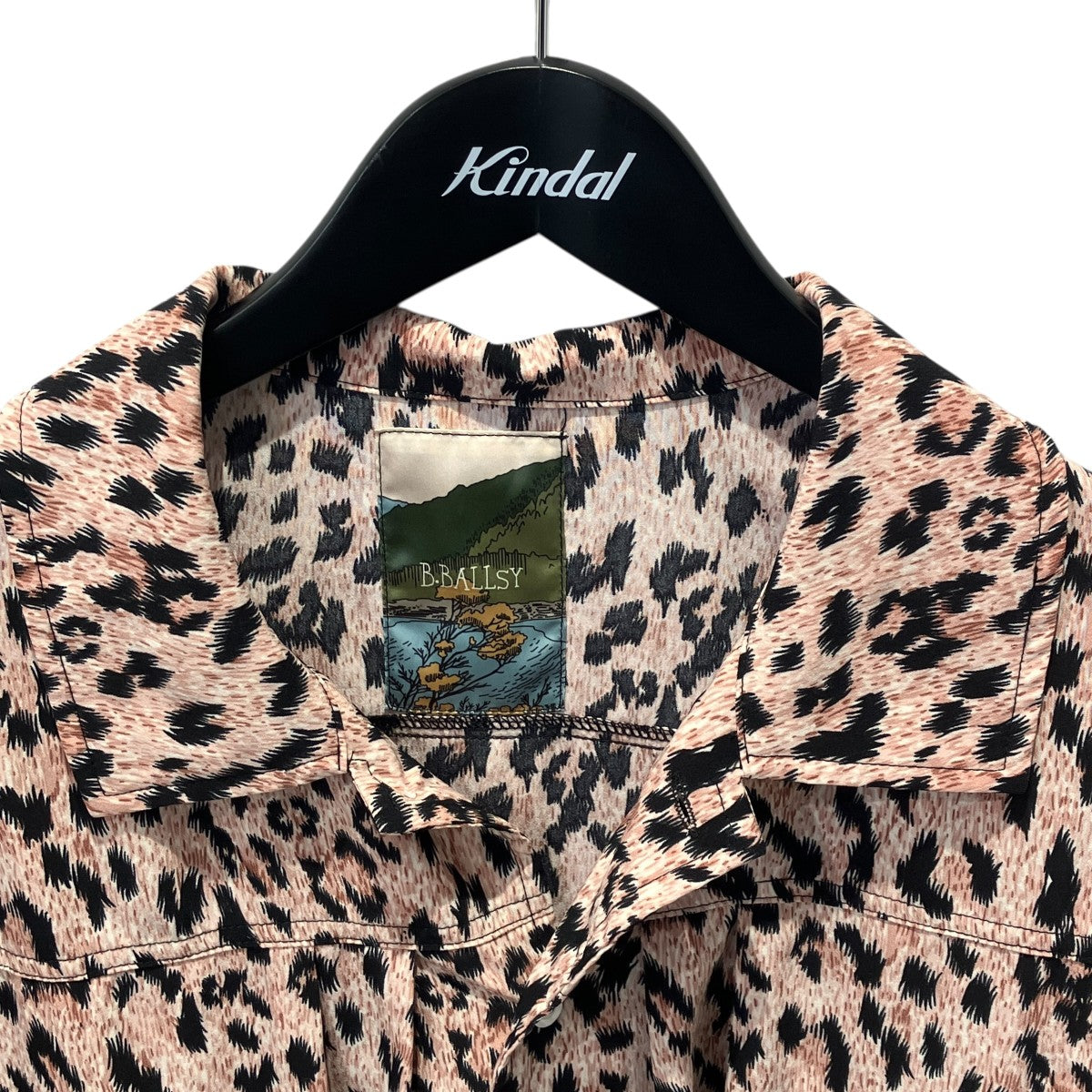Florral＆Leopard Retro Shirt半袖シャツBS0047