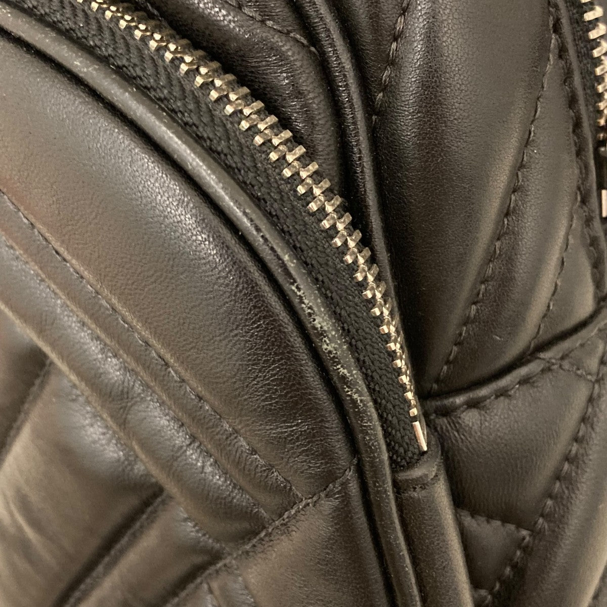 Abbey Backpackレザー キルティングリュック