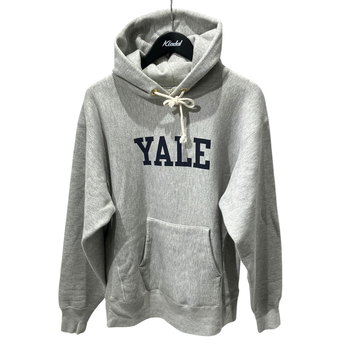 YALE カレッジロゴ プリント スウェット リバースウィーブ パーカー長袖フーディーC3-5122