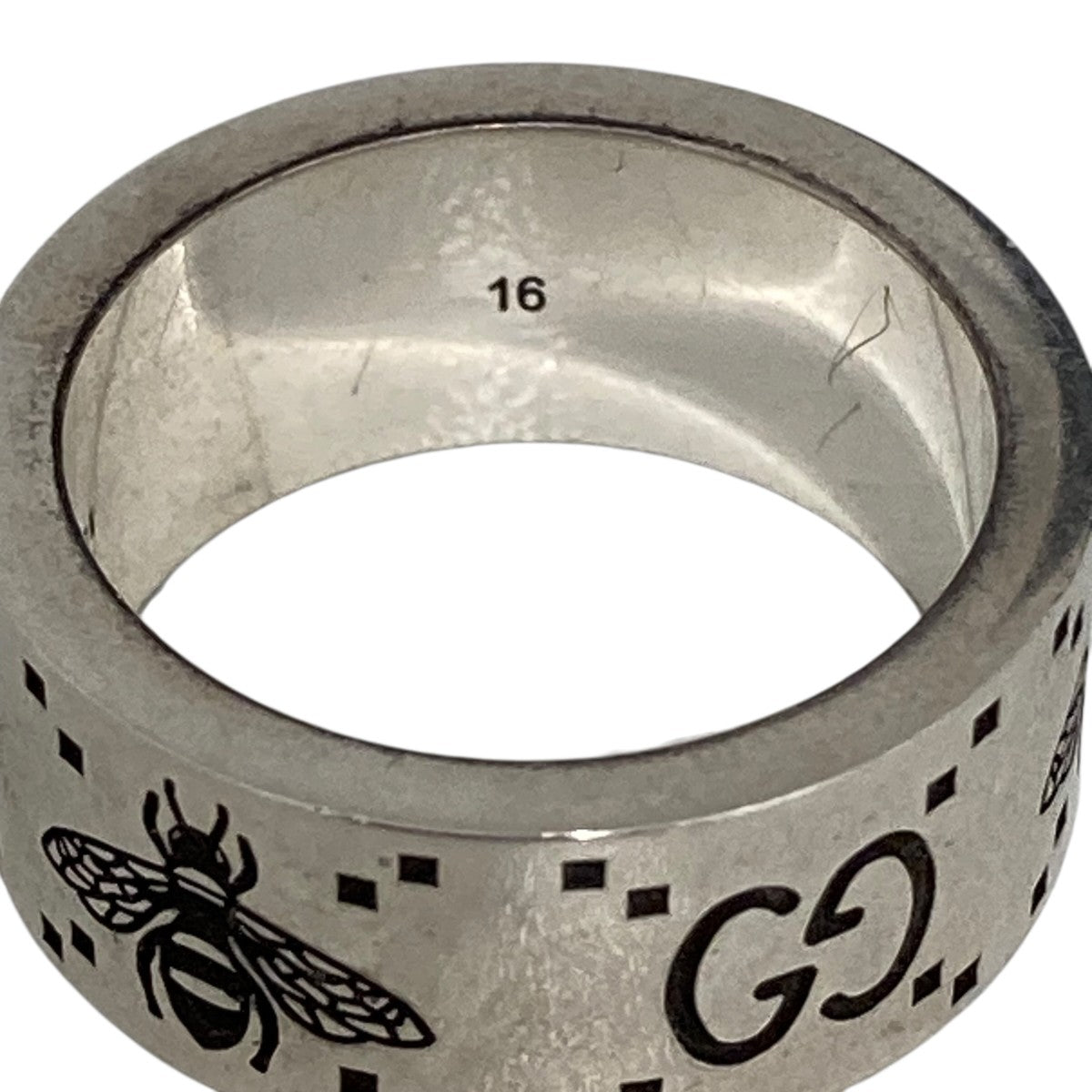 GG BEE ENGRAVED RINGリング