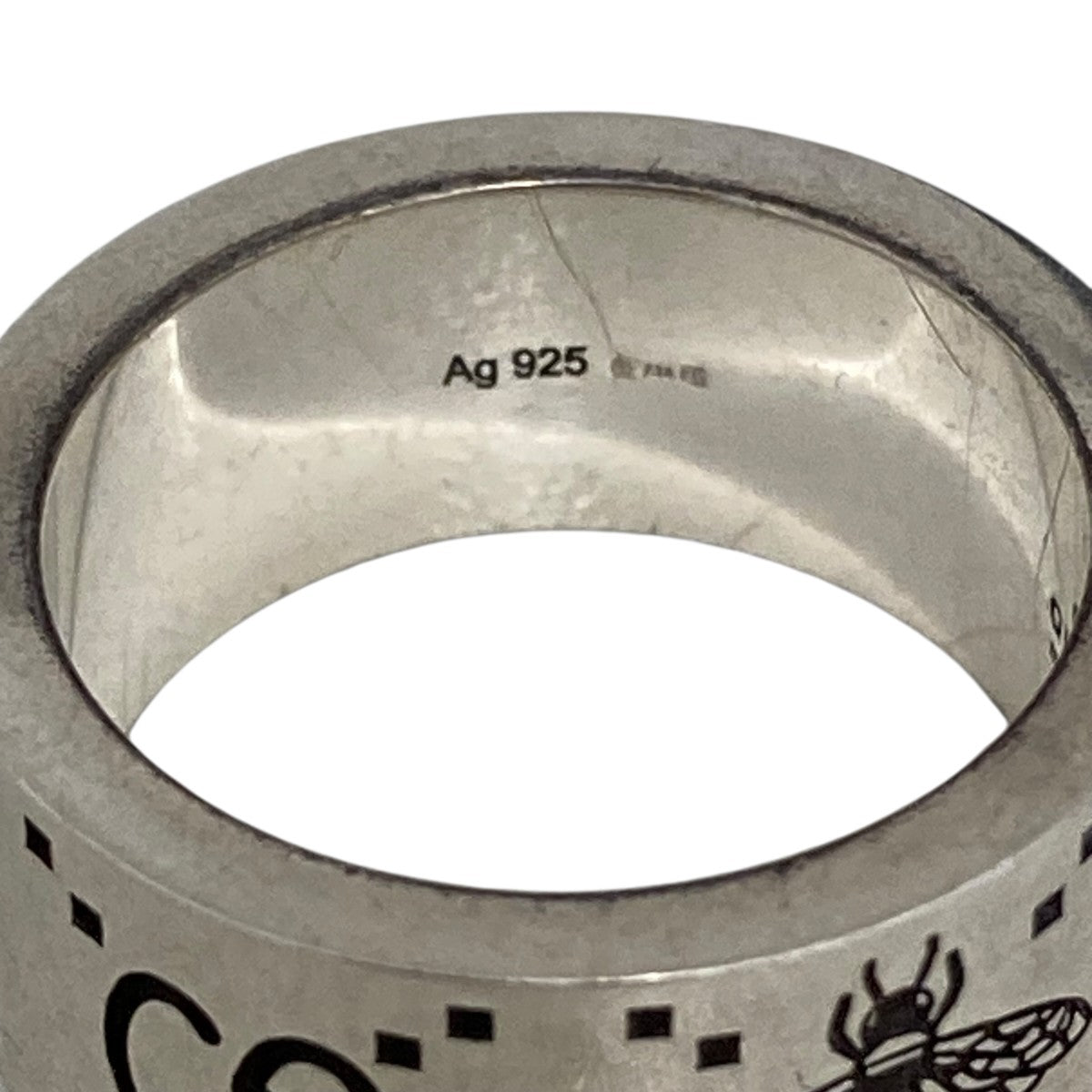 GG BEE ENGRAVED RINGリング