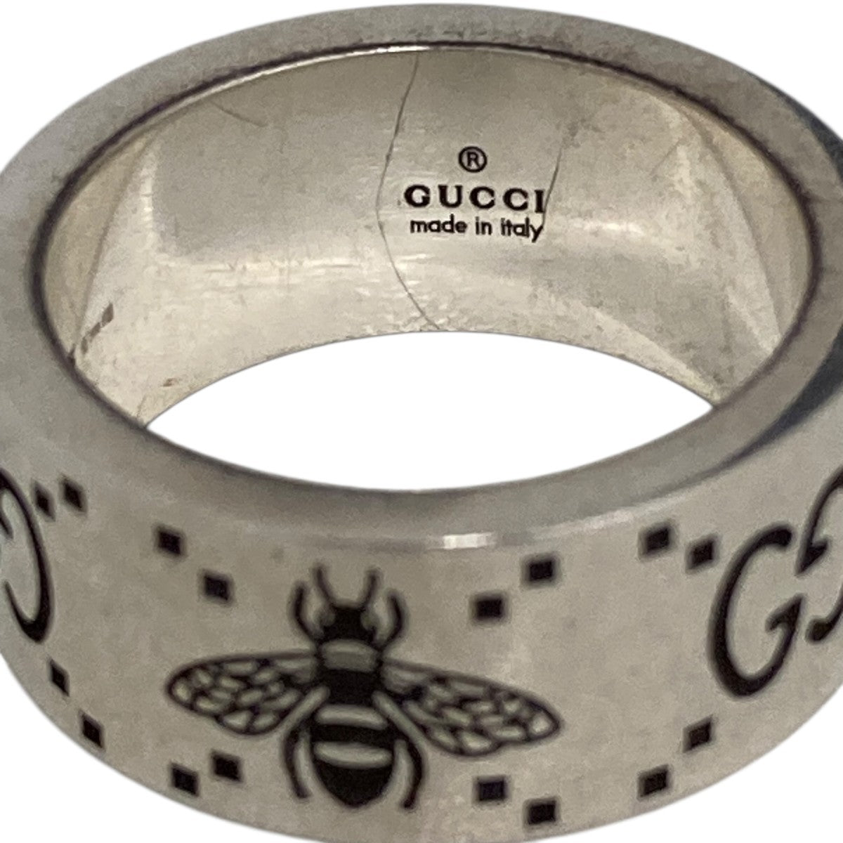 GG BEE ENGRAVED RINGリング