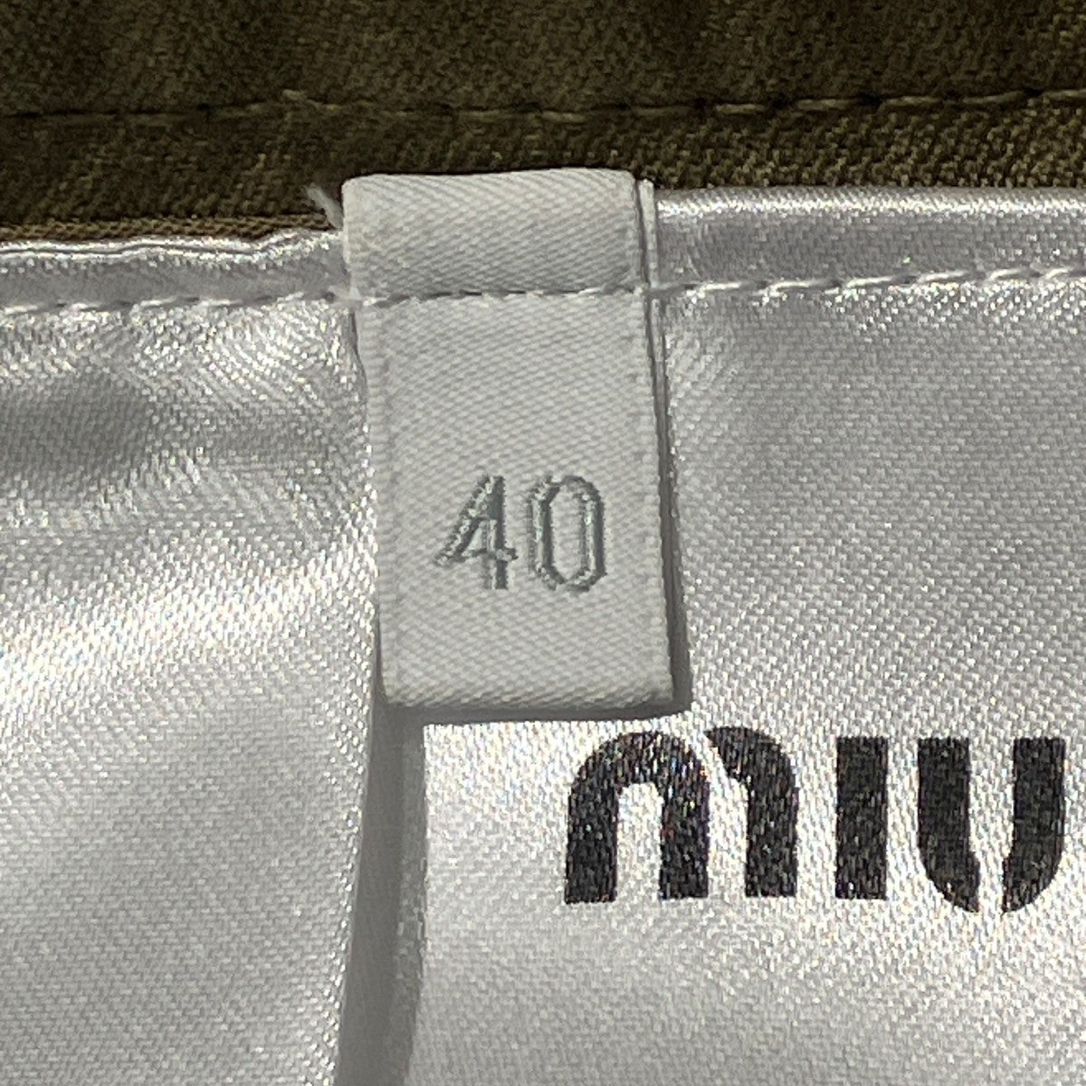 MIU MIU(ミュウミュウ) 25SSGarment-Dyed Cotton Satin Shortsハーフ