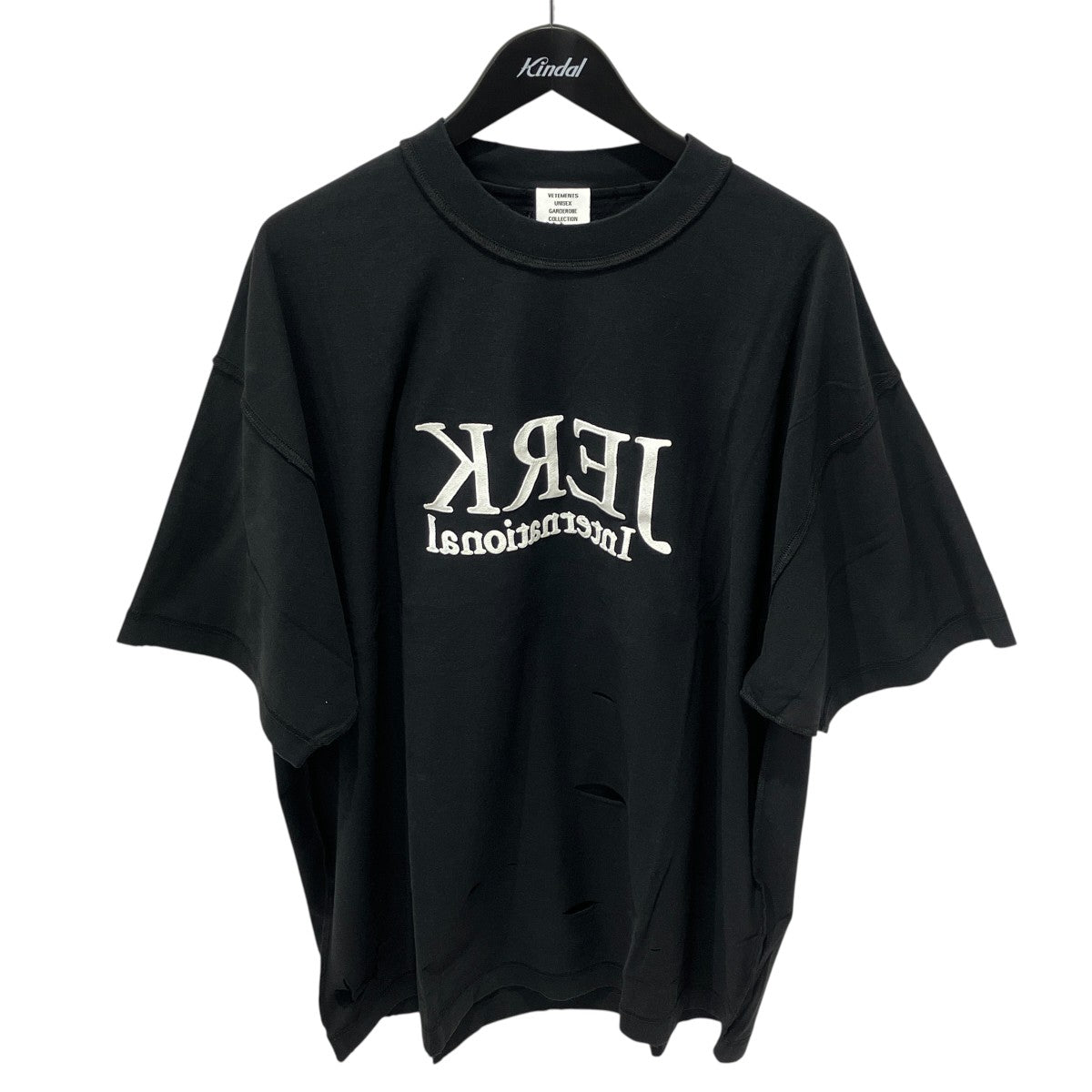 Destroyed Jerk T-Shirt ’Black’半袖TシャツUE63TR530B