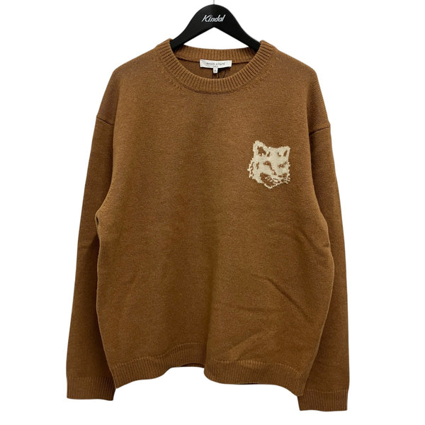 MAISON KITSUNE(メゾンキツネ) FOX HEAD INTARSIA COMFORT JUMPER長袖