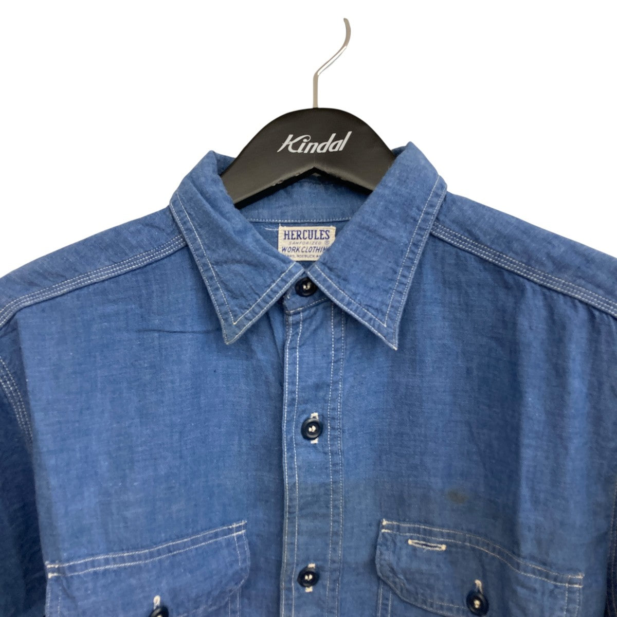 50sCHAMBRAY WORK SHIRTシャツ