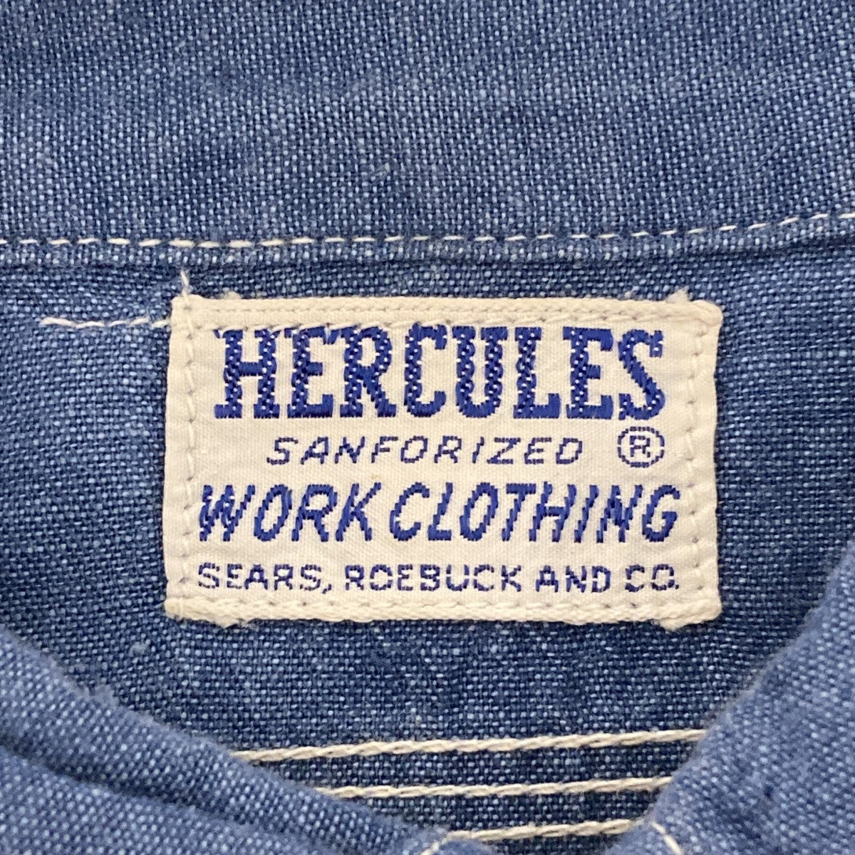 50sCHAMBRAY WORK SHIRTシャツ