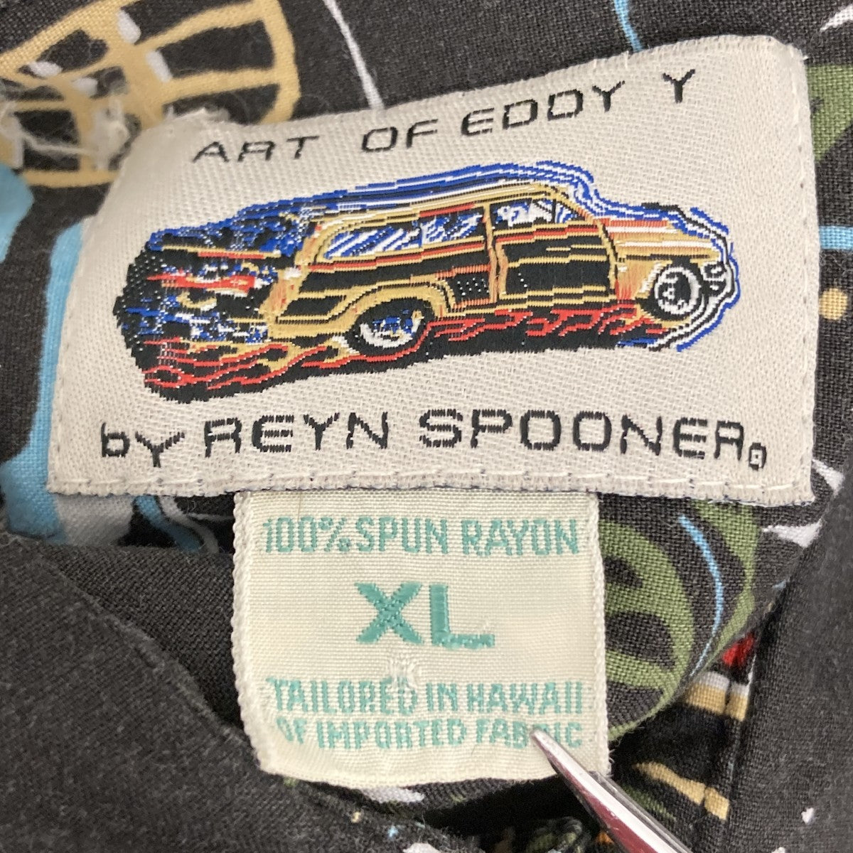 90'SART OF EDDY Y by REYN SPOONER半袖シャツ