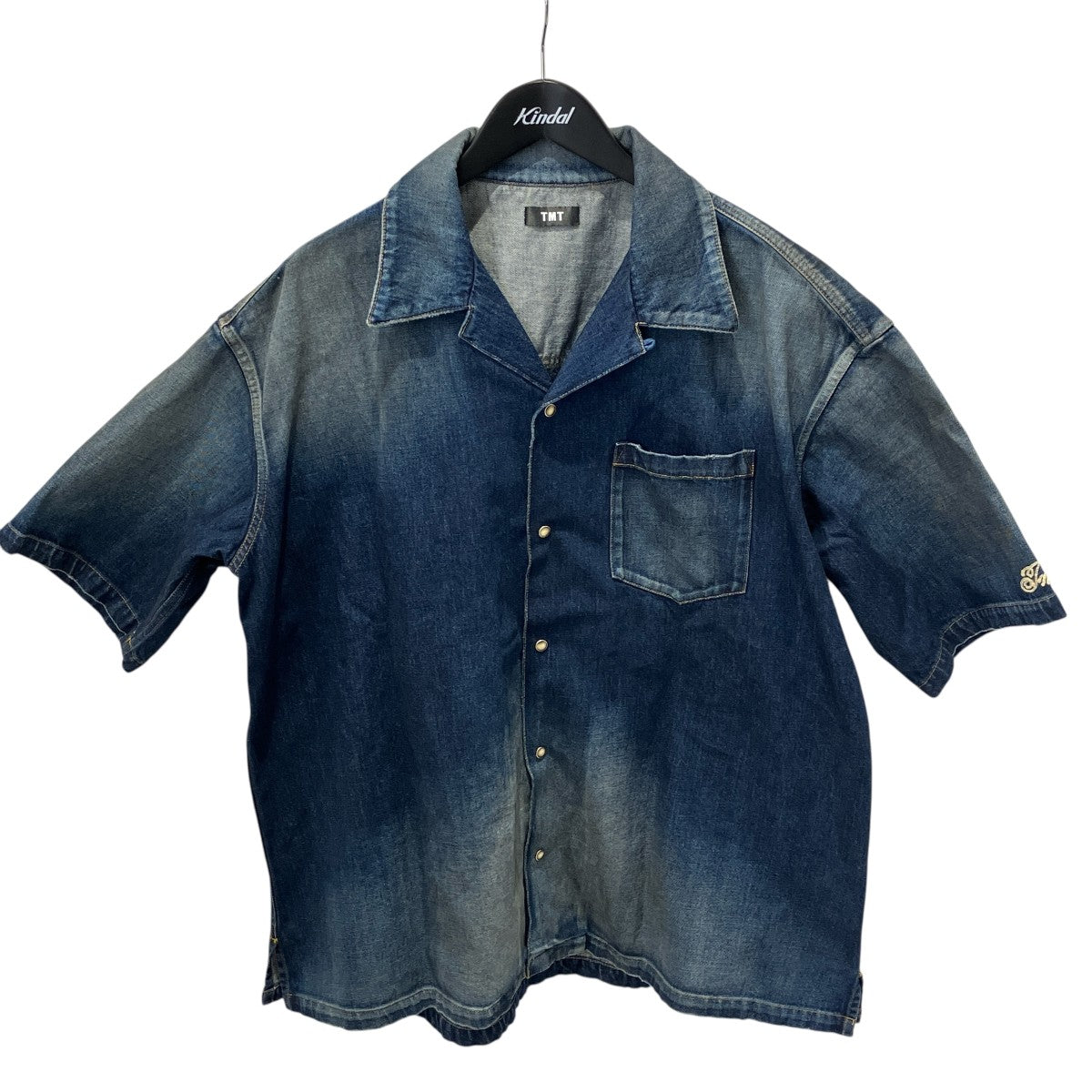 TMT 25SS10oz DENIM SHORT SLEEVE SHIRTSデニムシャツTSH-S2502 古着・中古-1枚目のアイテム画像