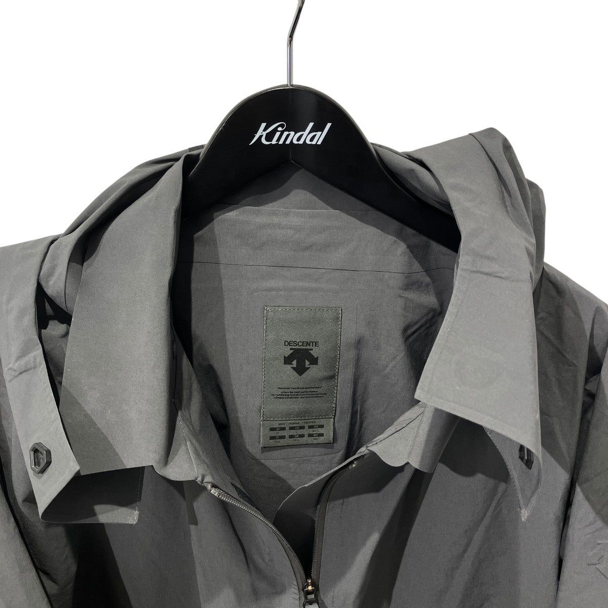 COMPACTION DRIZZLE DWR COATフード付きスタンドカラーコートDAMSGC50