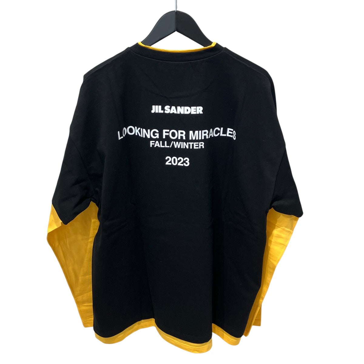 JIL SANDER 23AWBackPrint Layered L／S Tee長袖TシャツJ61GC0001 古着・中古-2枚目のアイテム画像