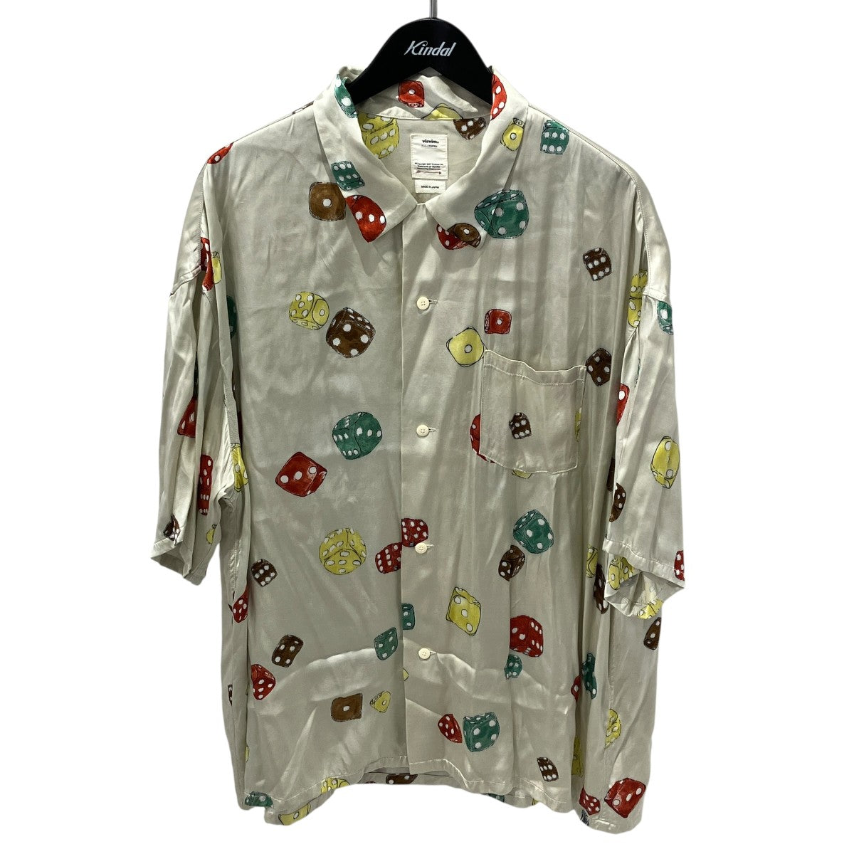 21SSWALLIS SHIRT S S DICE半袖シャツ0121105011013