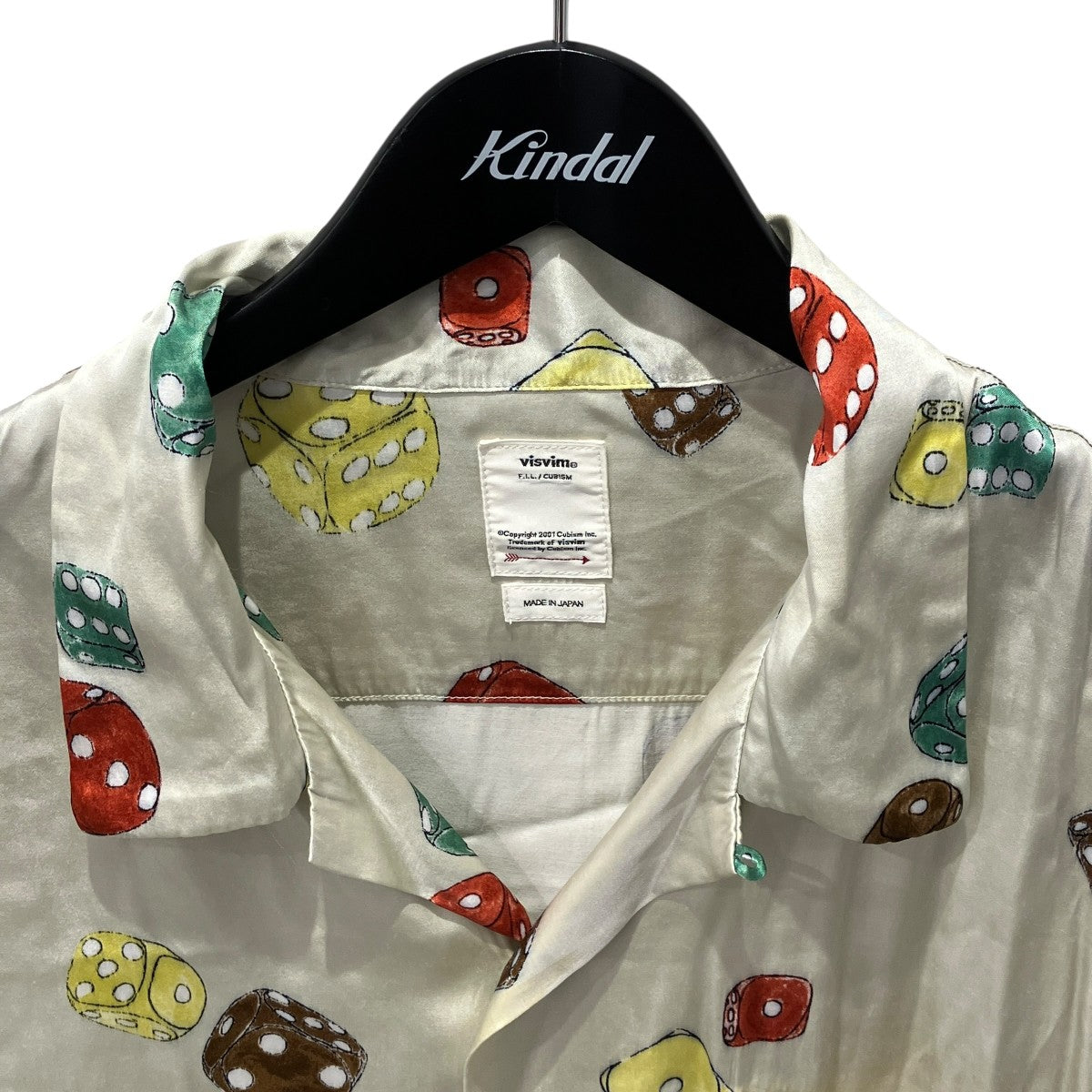 21SSWALLIS SHIRT S S DICE半袖シャツ0121105011013