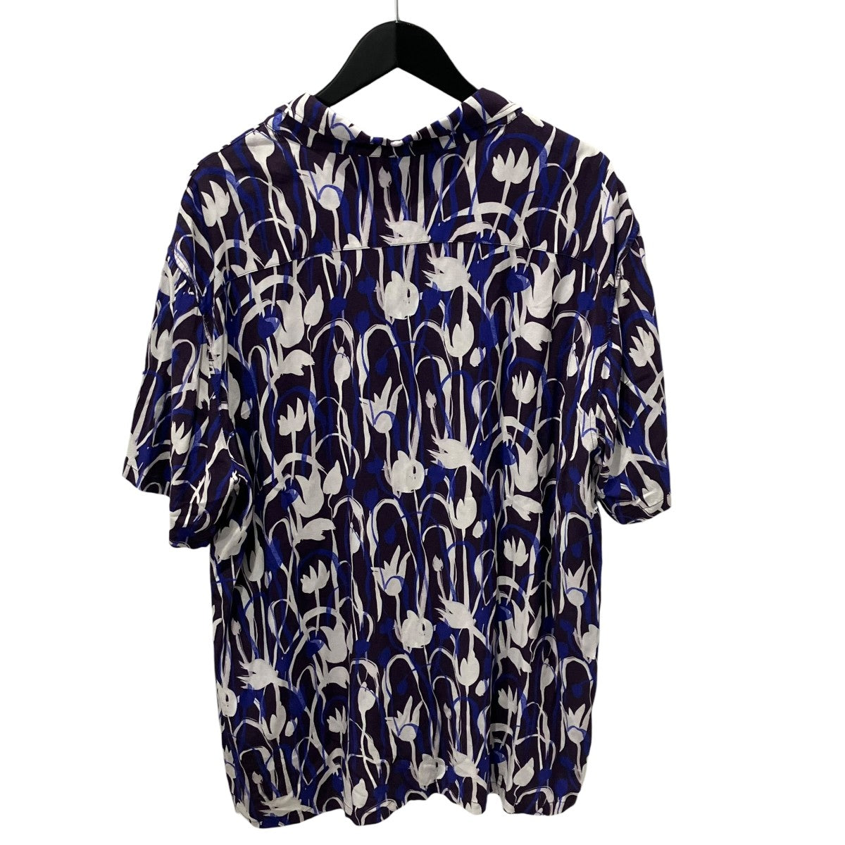 TURIP PRINT SHORT SLEEVED SHIRT IN COTTON半袖シャツ