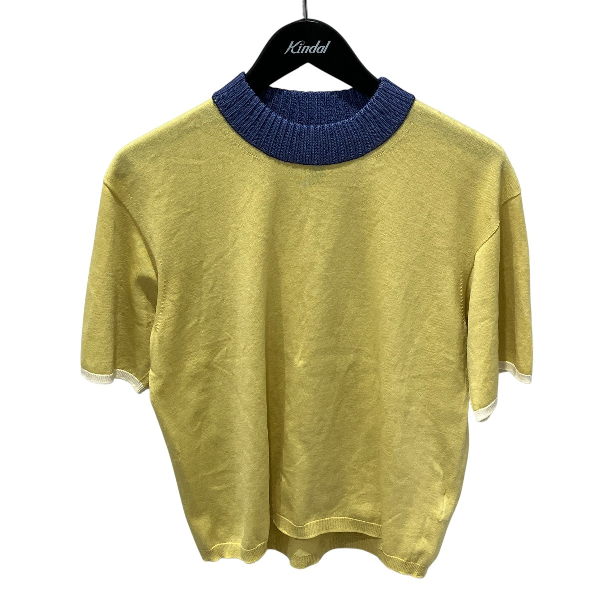 ウォッシャブル リンガー デザイン ニット Tシャツ半袖ニット25SS-ME007