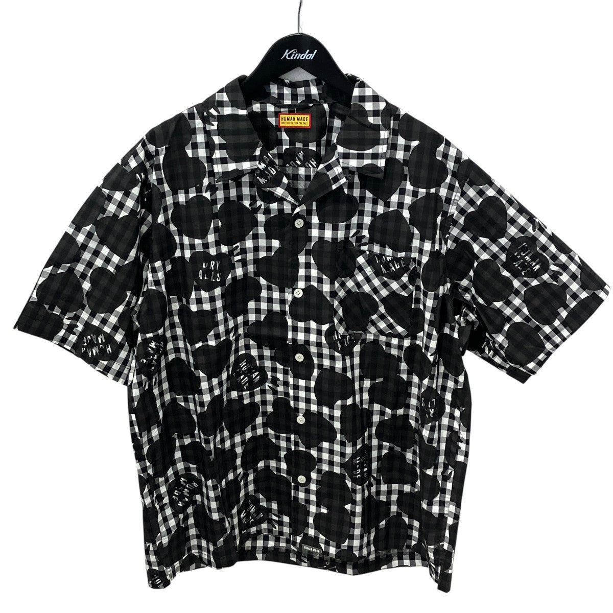 HEART GINGHAM CHECK SHIRT半袖シャツHM31SH014