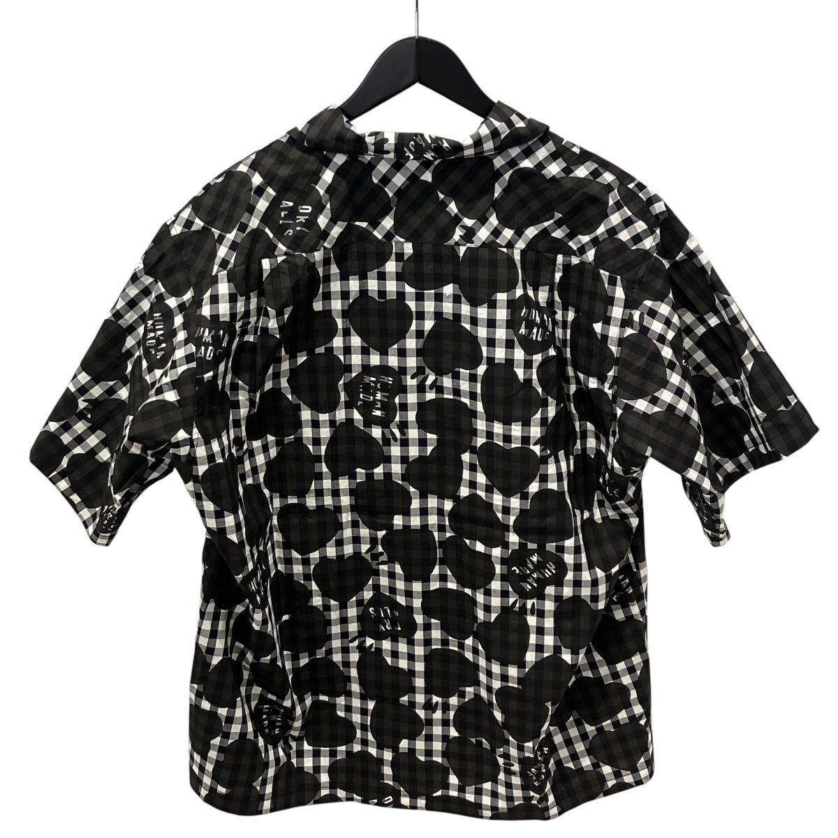 HEART GINGHAM CHECK SHIRT半袖シャツHM31SH014