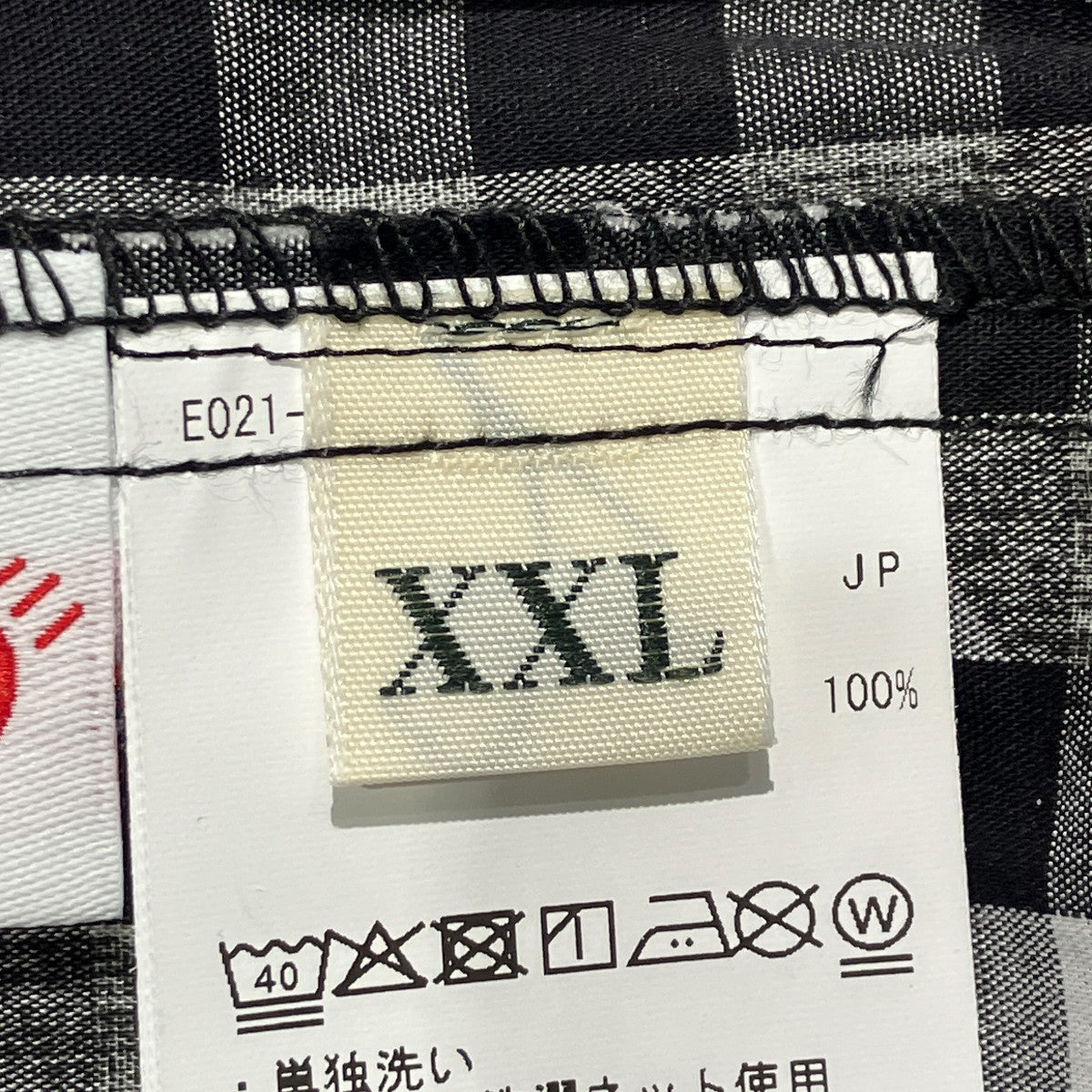 HEART GINGHAM CHECK SHIRT半袖シャツHM31SH014