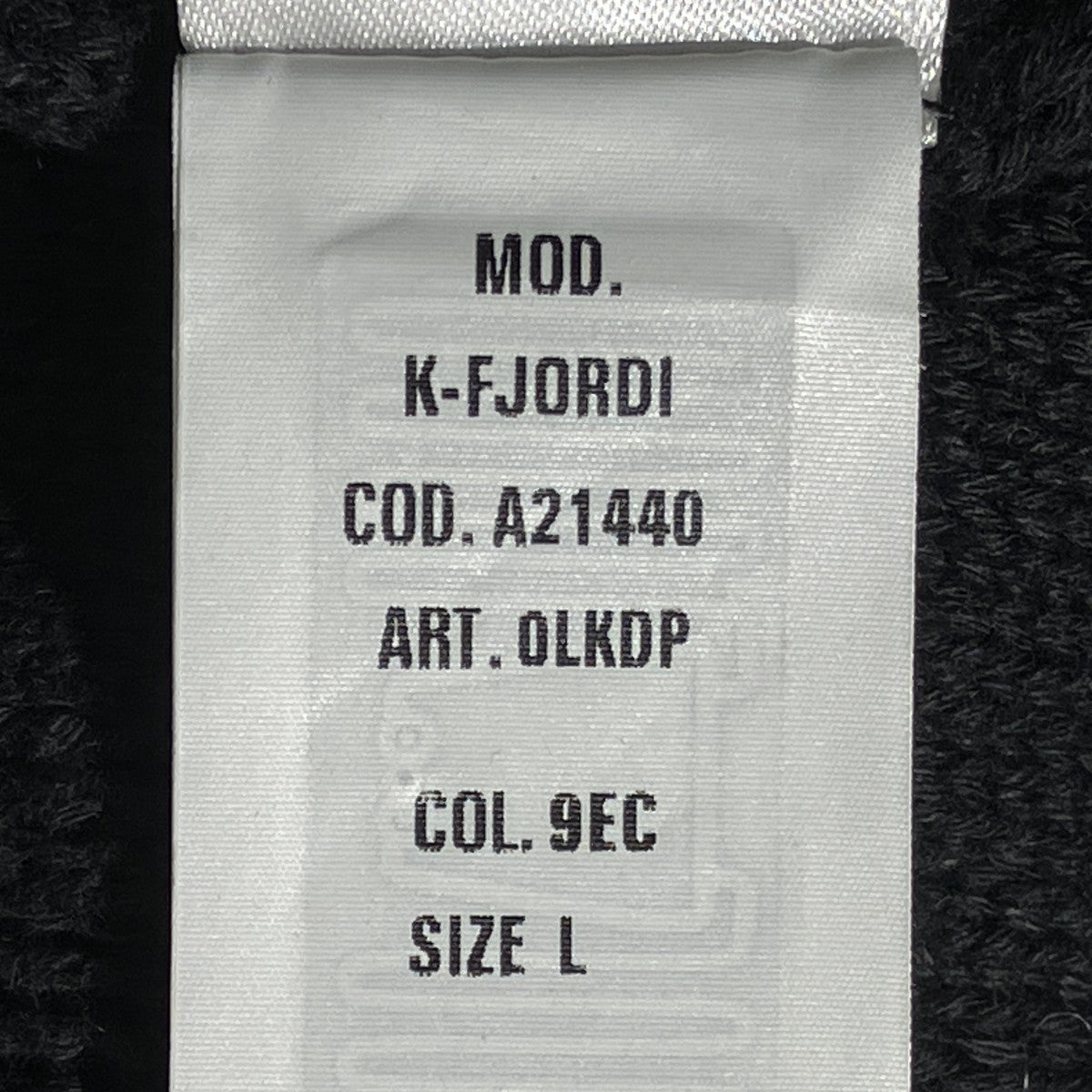 K-FJORDI長袖ニットA21440