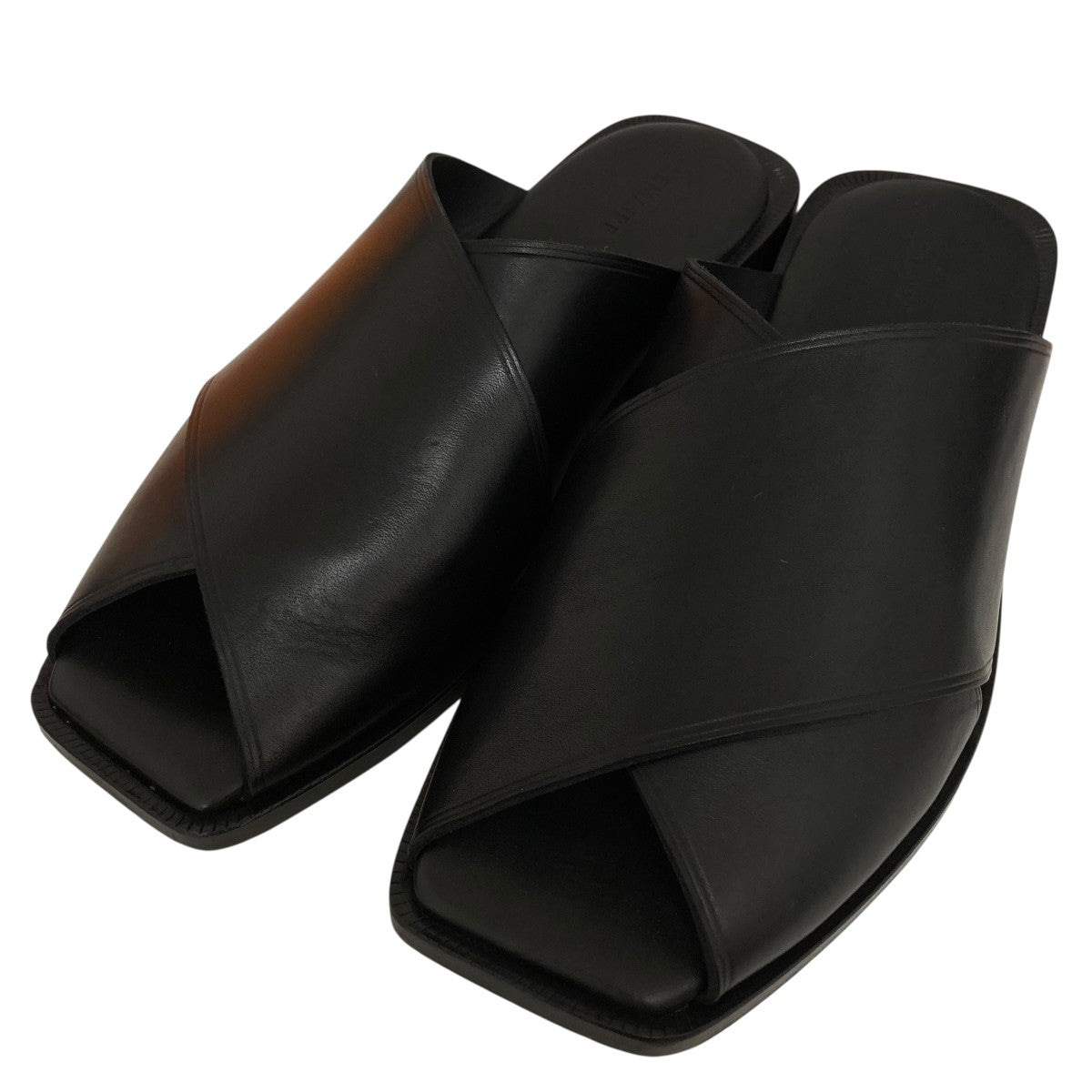 25SSCross Flat SandalsレザーサンダルFO0163