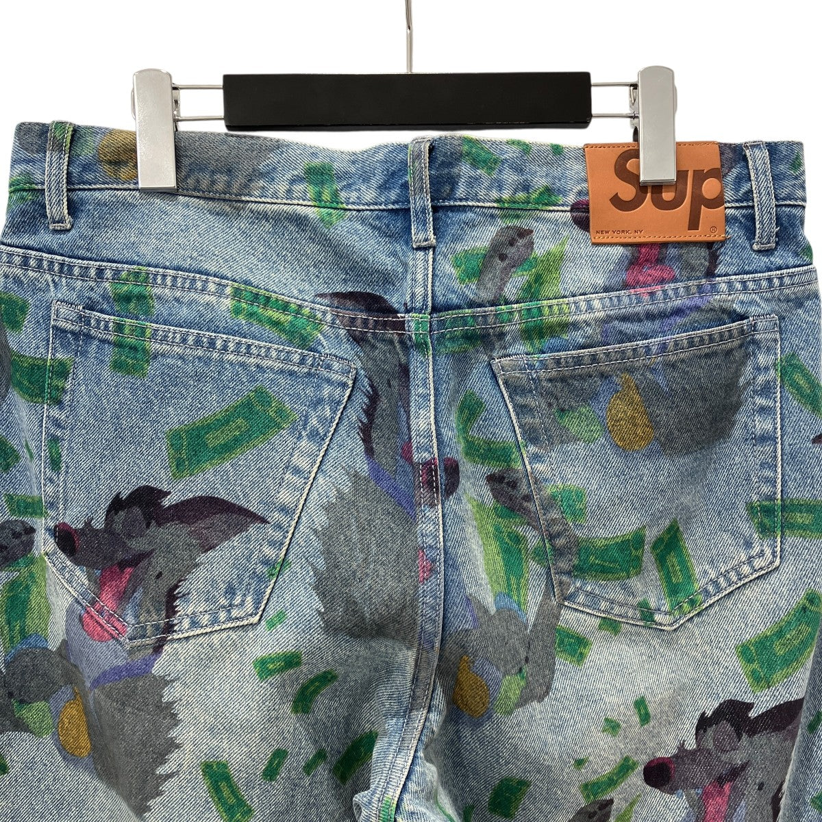 25AWALL DOGS GO TO HEAVEN LOOSE FIT JEANデニムパンツ