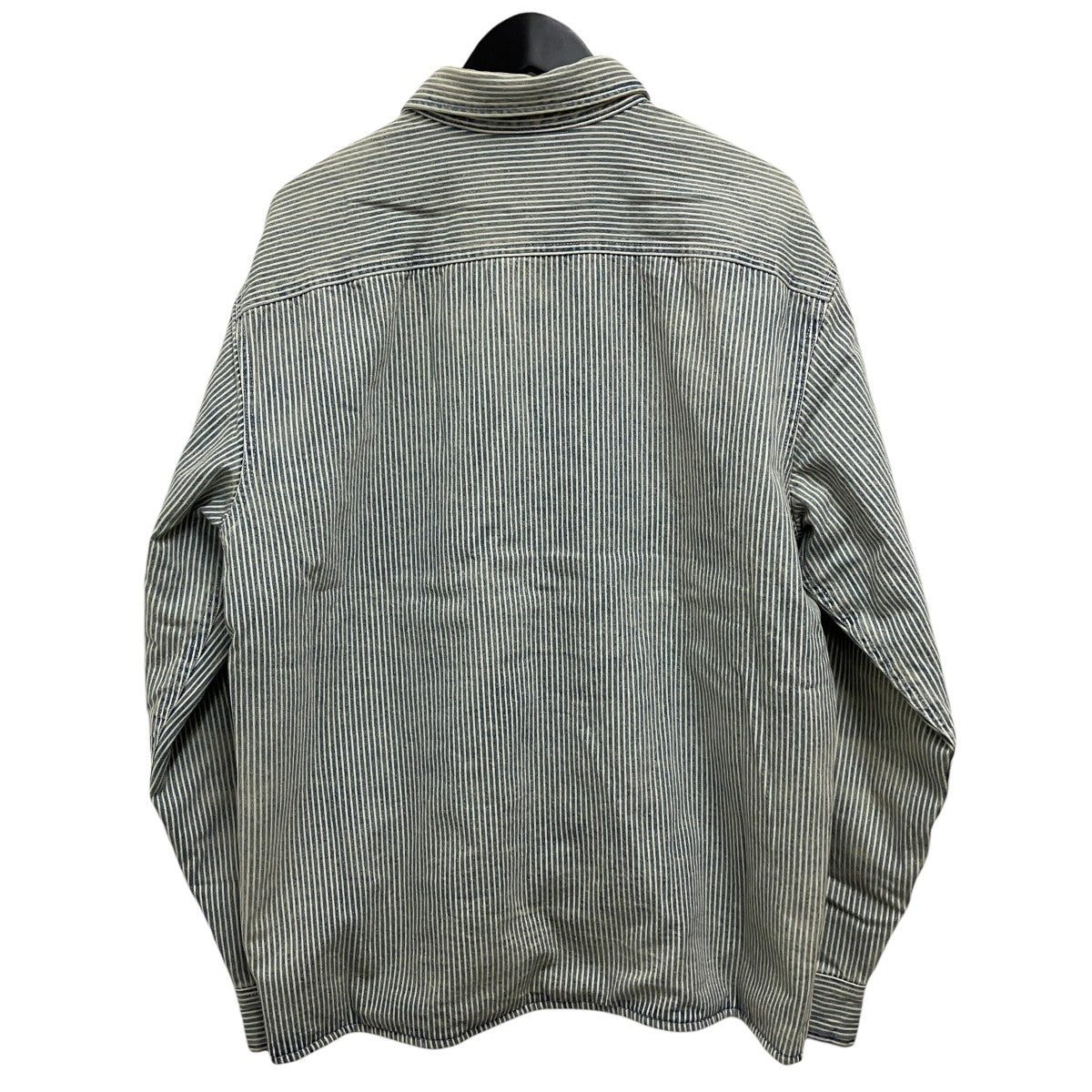 Supreme 26SSQuilted Lined Denim Snap Shirtストライプデニムジャケット 古着・中古-2枚目のアイテム画像