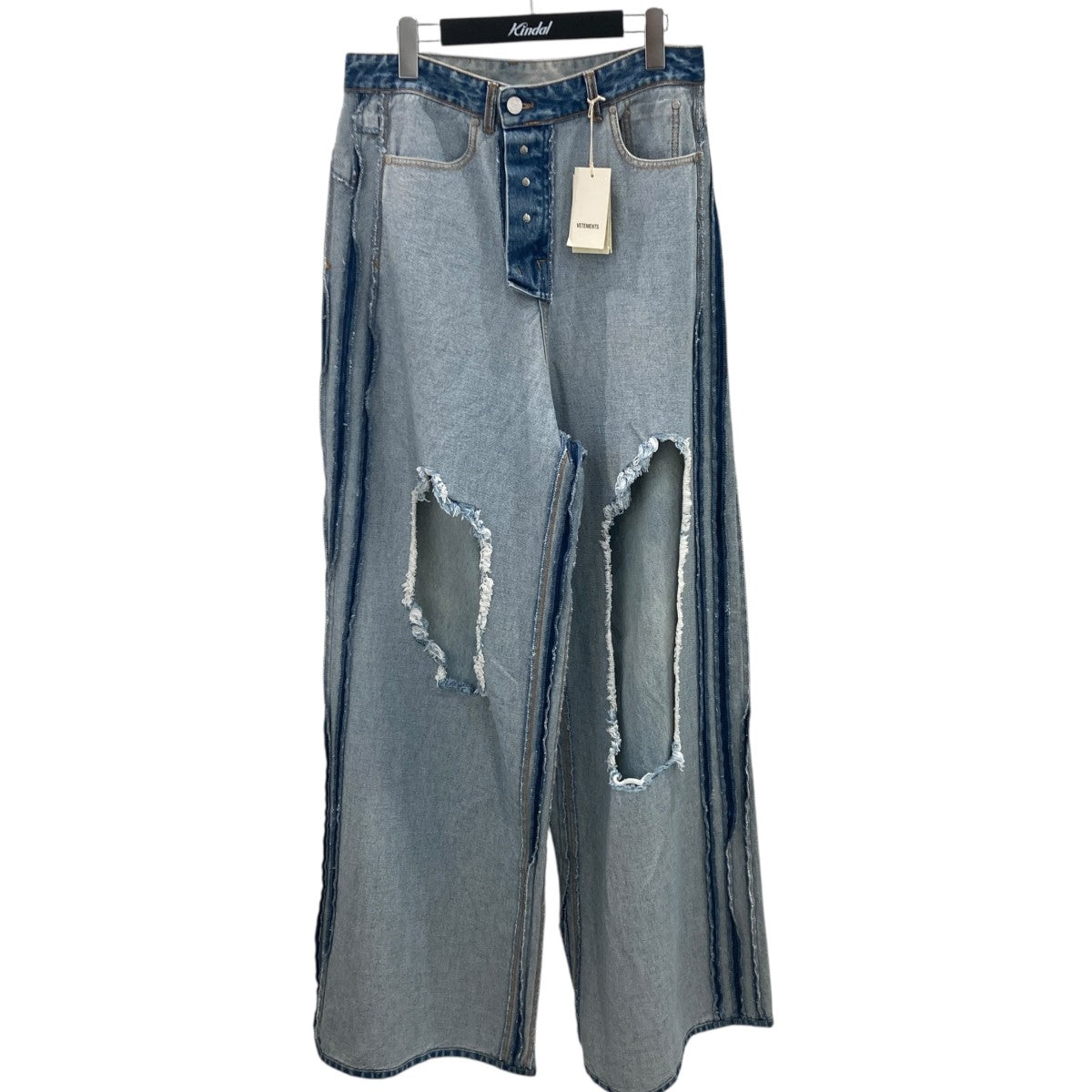 INSIDE OUT BIG SHAPE DESTROYED JEANSデニムパンツUA53PA650L