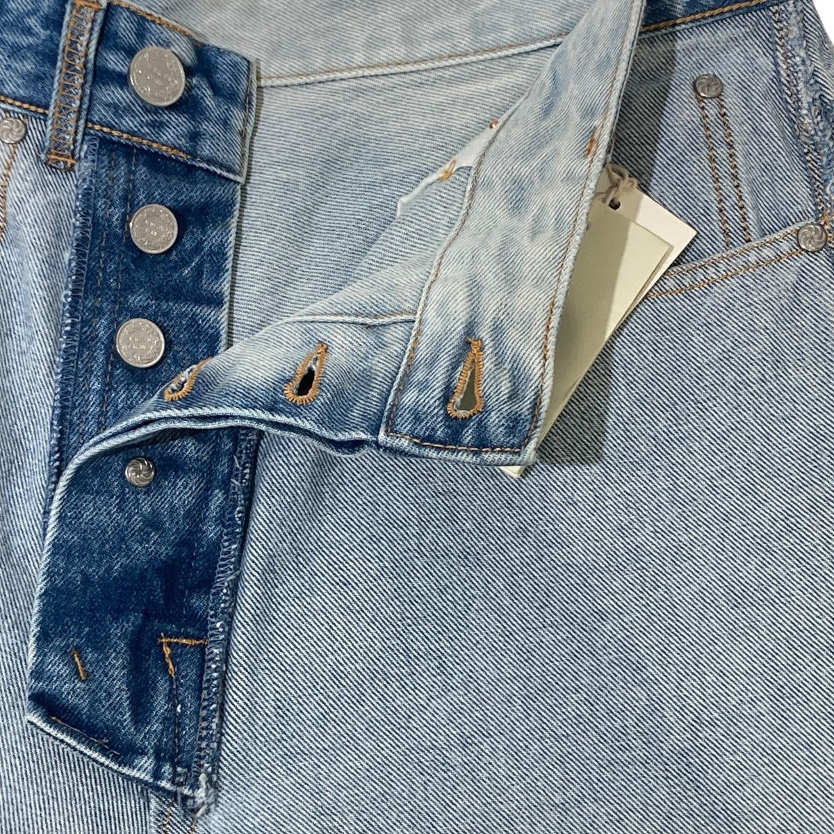 INSIDE OUT BIG SHAPE DESTROYED JEANSデニムパンツUA53PA650L
