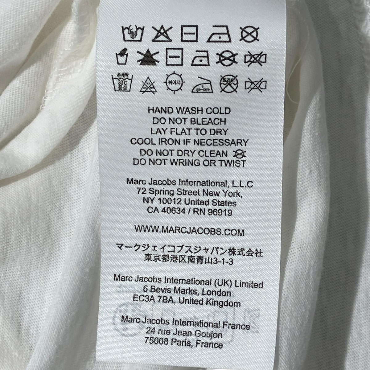 26SSマーク ロゴ リンガー ウィメンズ Tシャツ2P6RTP009C36-101