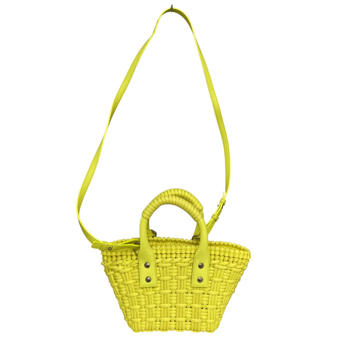 BALENCIAGA BISTRO XXS BASKETミニショルダーバッグ 古着・中古-2枚目のアイテム画像