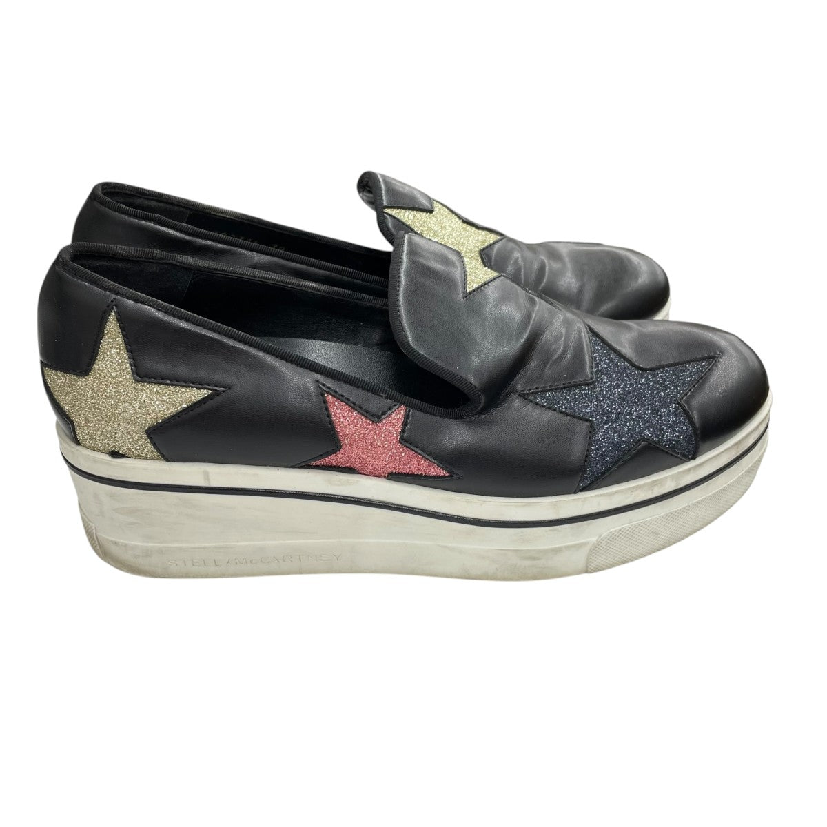 STELLA McCARTNEY グリッタースター厚底スリッポンスニーカー 古着・中古-3枚目のアイテム画像