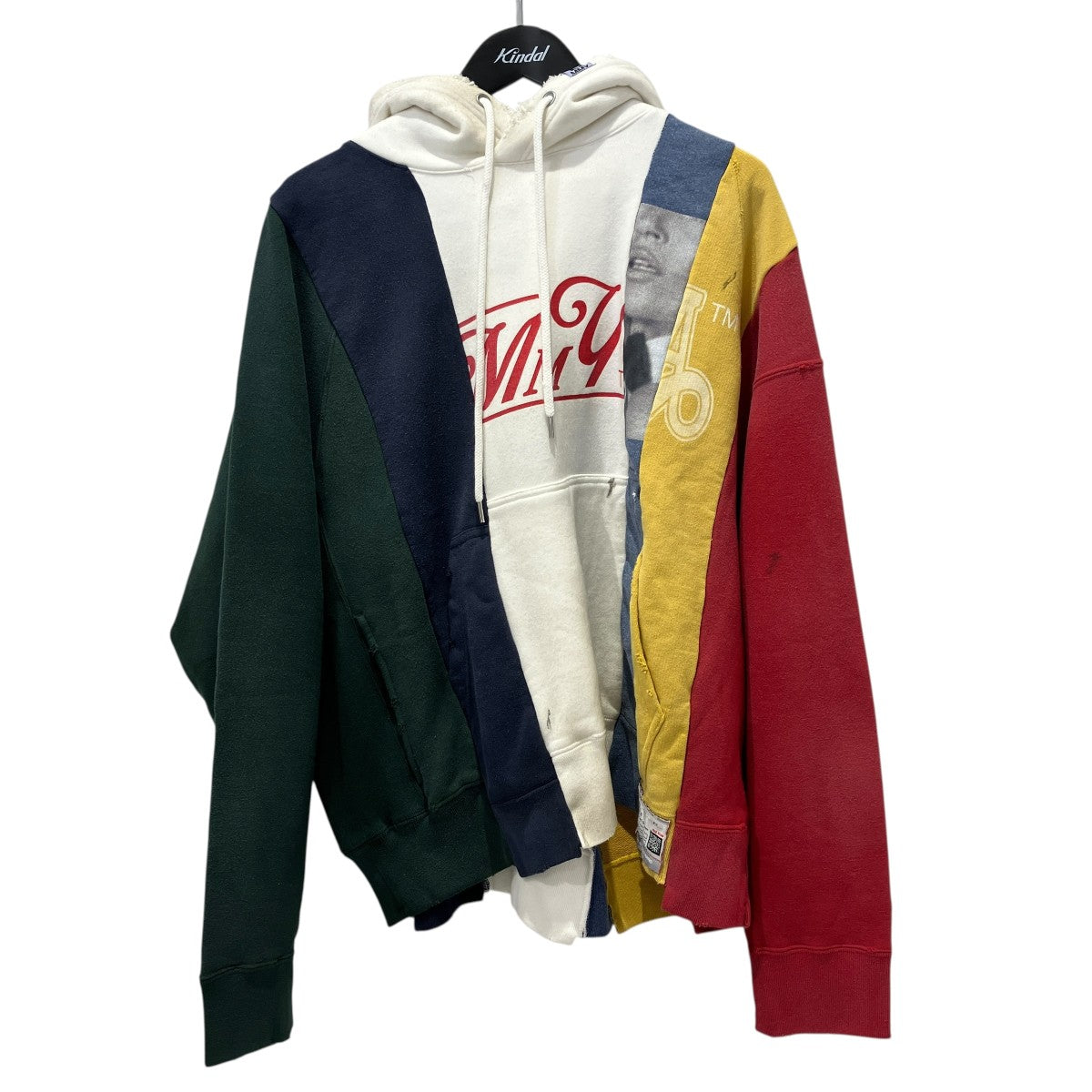 Vertical switching hoodieスウェットA10HD581