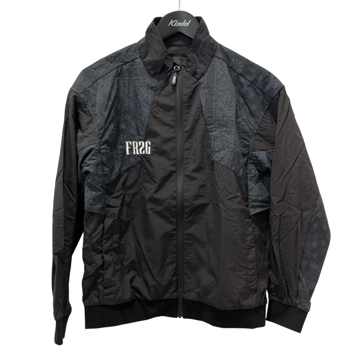 Original Paisley Pattern Switching Nylon Track Jacketトラックジャケット