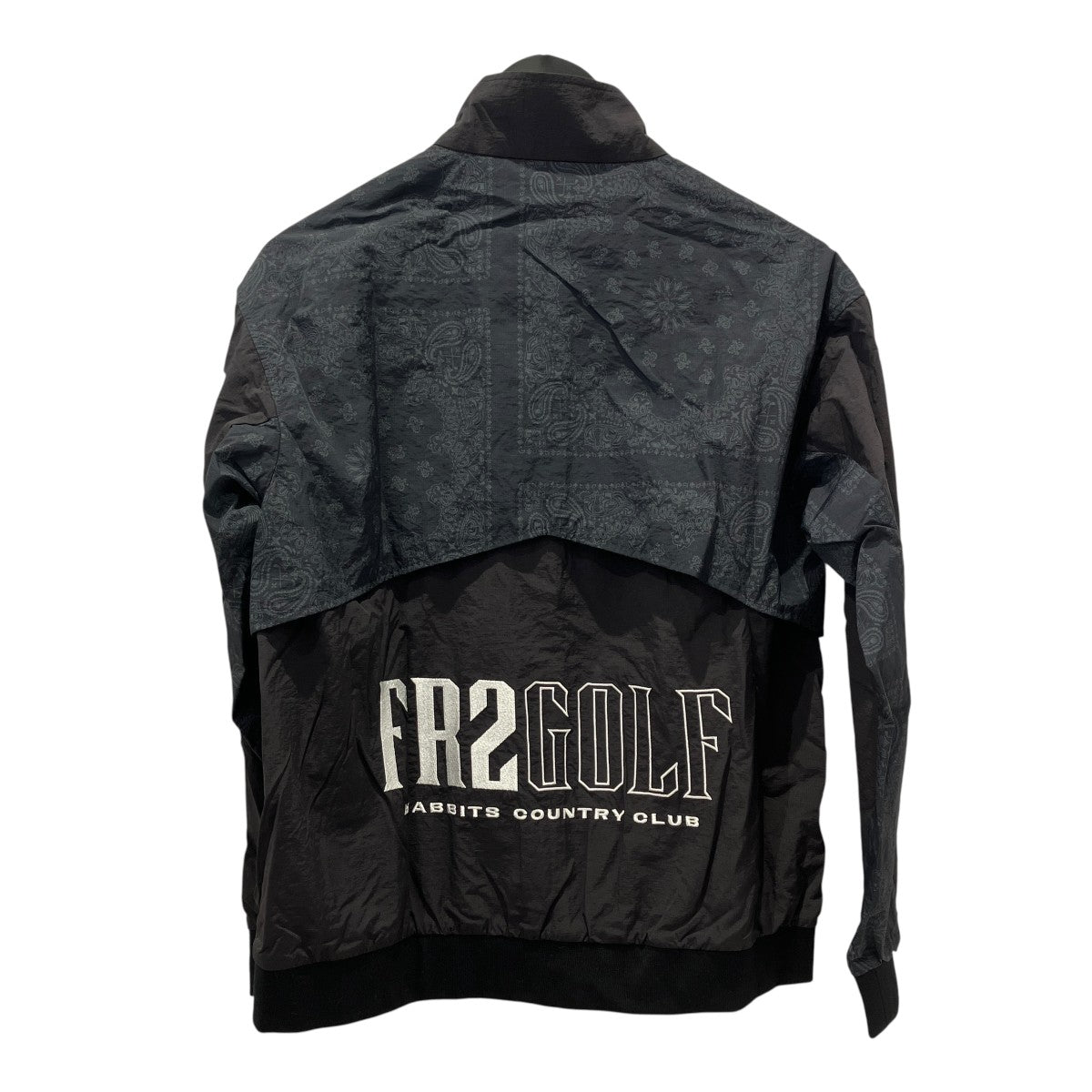 Original Paisley Pattern Switching Nylon Track Jacketトラックジャケット