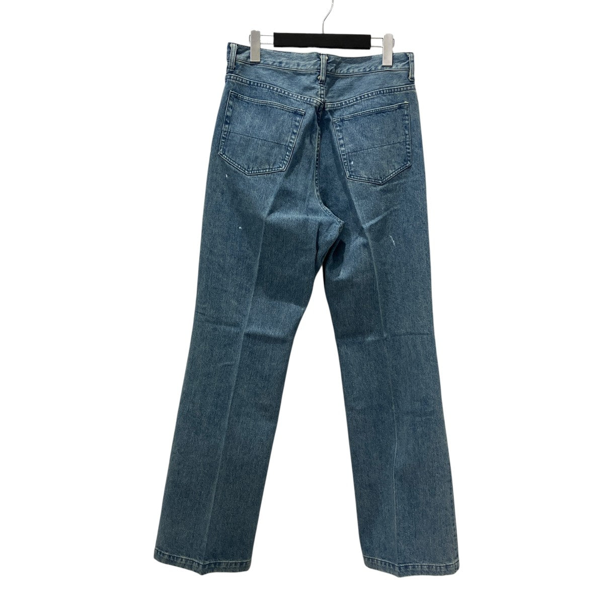 DENIM SEMI FLARED TROUSERS   LIGHT INDIGOデニムパンツRM252-012