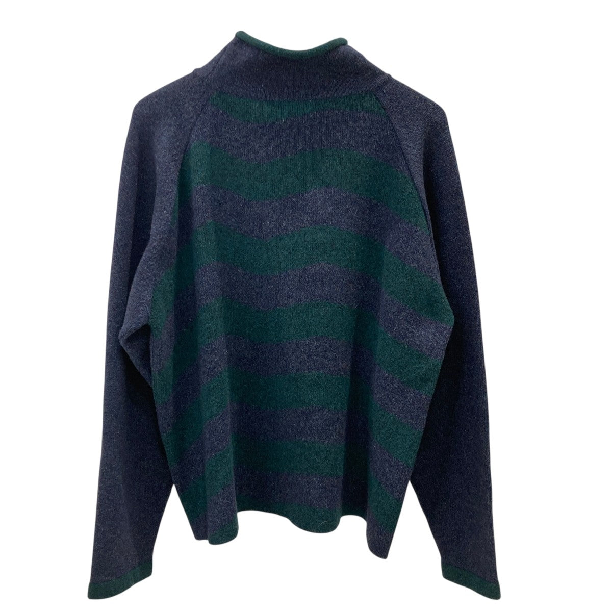 KNITTED SCARF HIGH NECK JUMPERボーダーニットAW21-SCJM