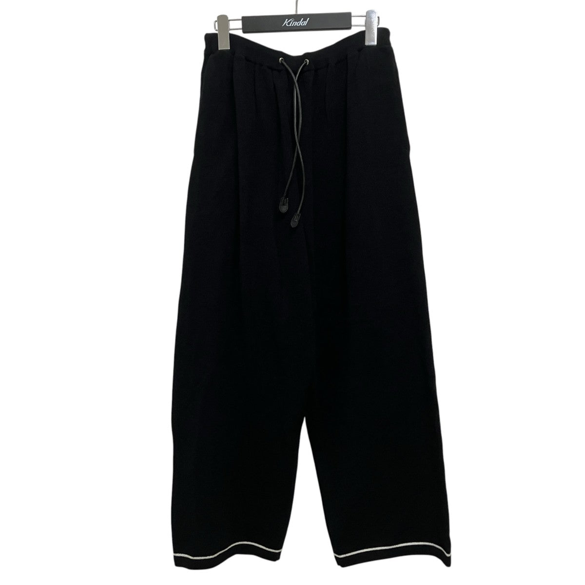 WALENODE 26SSCotton cashmere pile Line pantsニットパンツWN26-20SS287 古着・中古-1枚目のアイテム画像