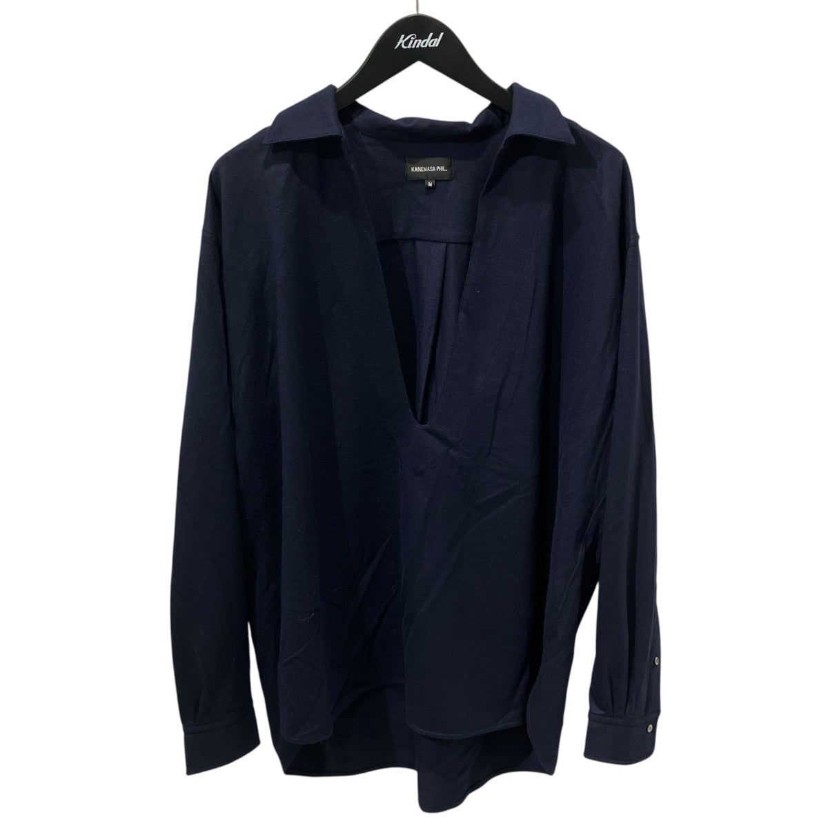 KANEMASA PHIL． 36G CASHMERE VARRUSE SHIRT長袖シャツKM24A-039 古着・中古-1枚目のアイテム画像