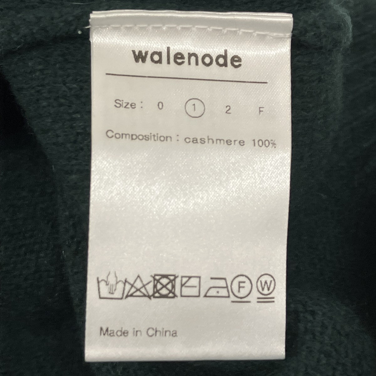 WALENODE Cashmere Turtleneck KnitタートルネックニットWN22-13FW148-KW 古着・中古-5枚目のアイテム画像